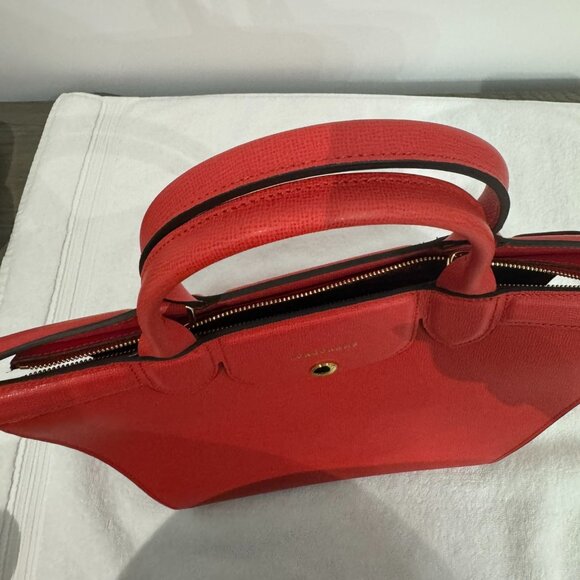 LONGCHAMP Le Pliage Heritage Leather Handbag - Red - NEW! - Picture 9 of 14